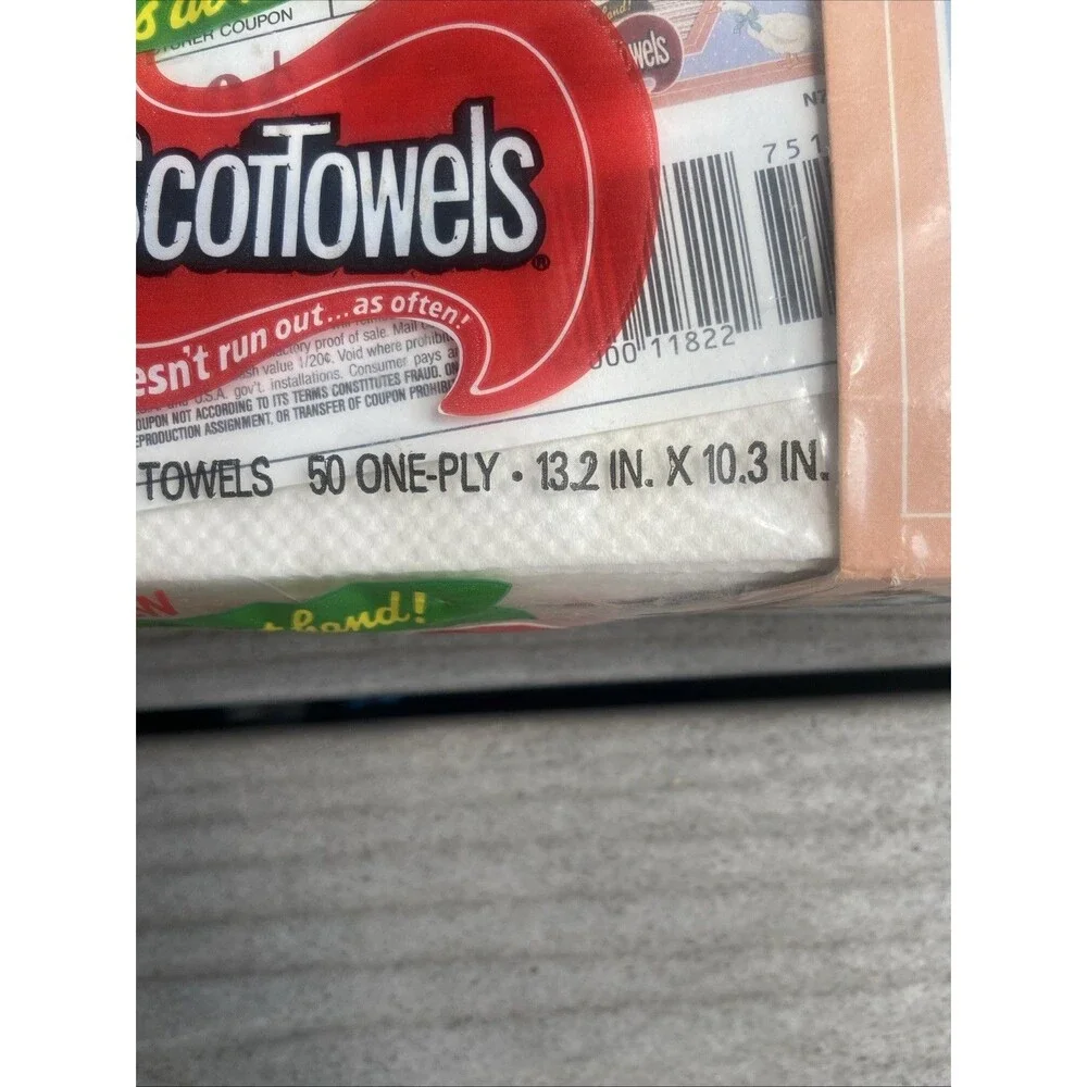Scott Towels Disposable Hand Towels NEW Vintage 1987 50 Ct GOOSE Cottagecore